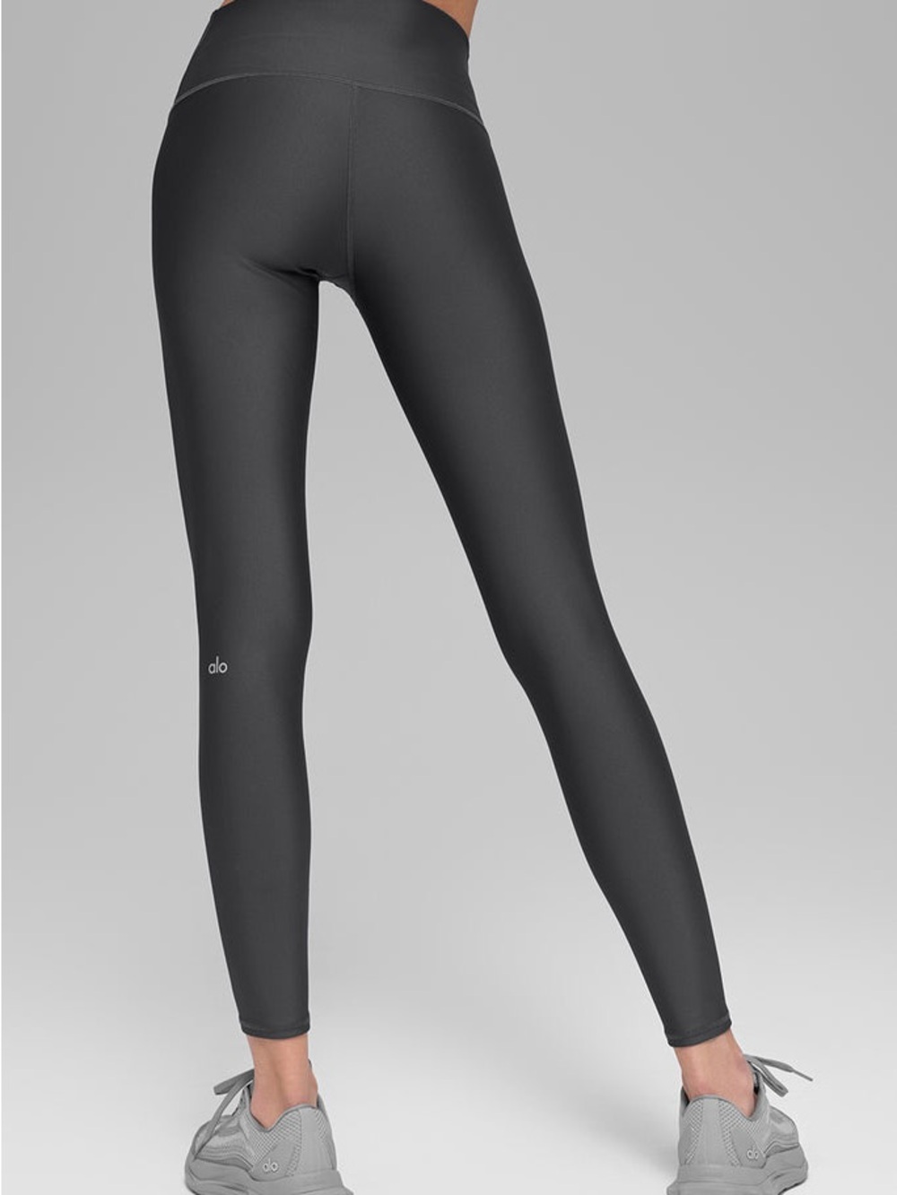 ALO Yoga High-Rise Charcoal Performance Leggings - Picture 2 of 5